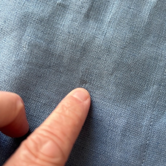 NWT Vintage Linen Norm Thompson Full Button Down Short Sleeve Dress. Collar. 2X - Picture 15 of 16